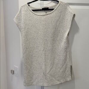 Banana Republic Textured Cream Tunic